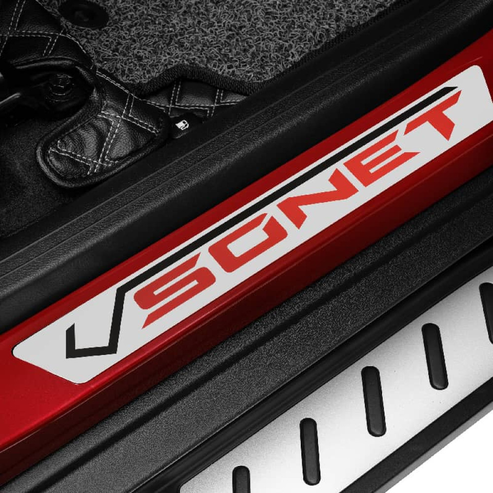 Buy Kia Twin Color Door Sill Guard Car Accessories